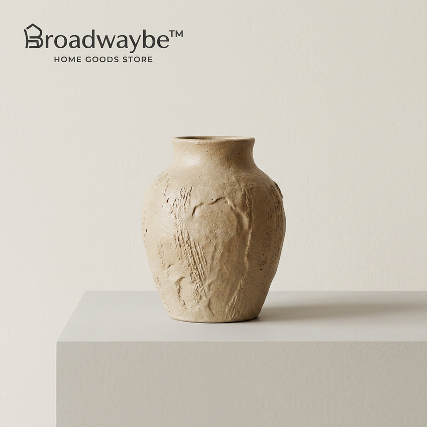 Broadwaybe™ Artisan Textured Ceramic Vase
