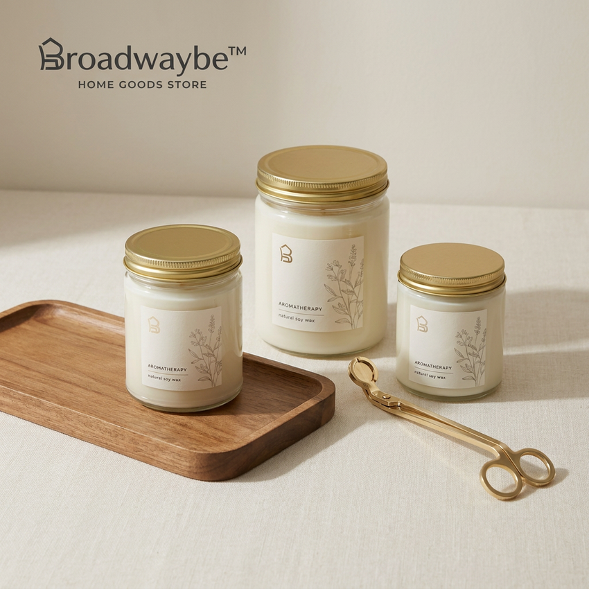 Broadwaybe™ Aromatherapy Candle Jar Set